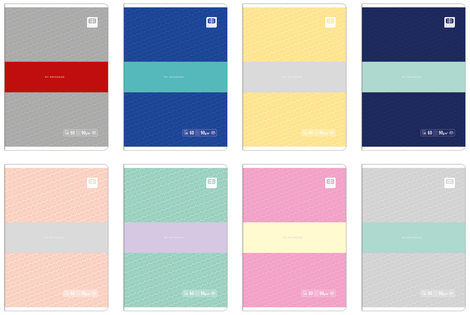 Zeszyt w linię A5/60 BB Kids Pastel Interdruk MIX